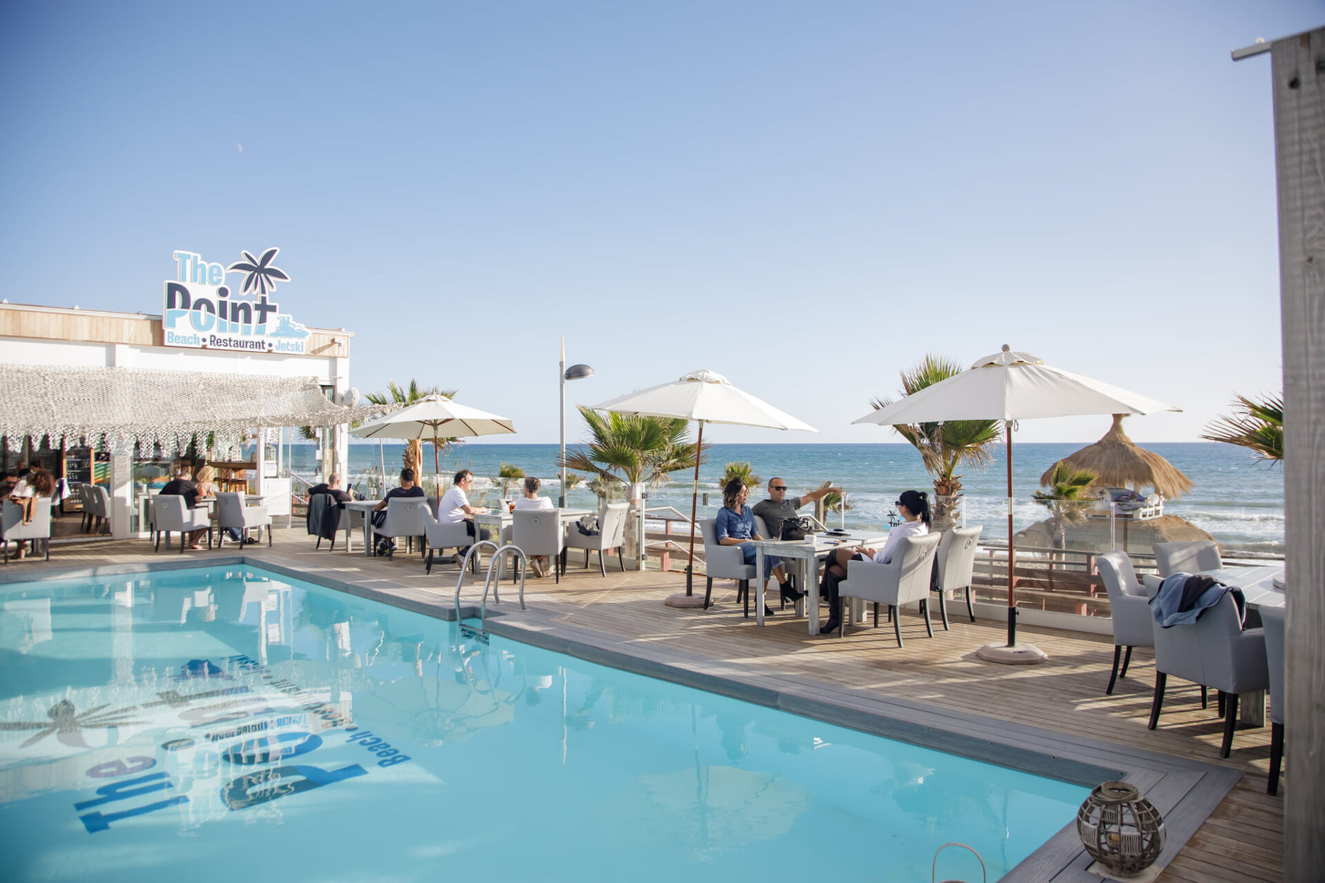 Beach club in Marbella