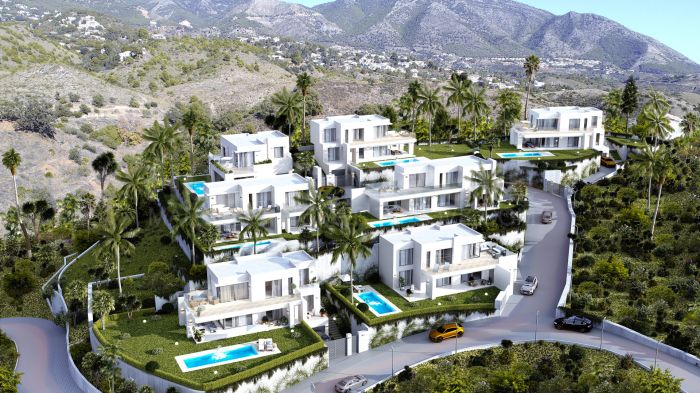 Unique development of exclusive four-bedroom villas boasting spectacular views