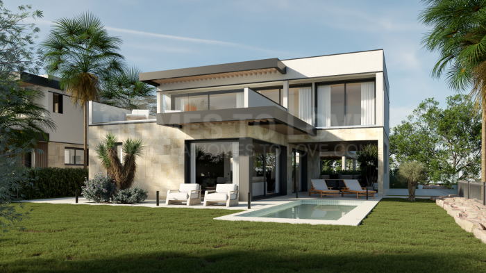 Moderna villa sobre plano junto al campo de golf El Campanario, en la Nueva Milla de Oro