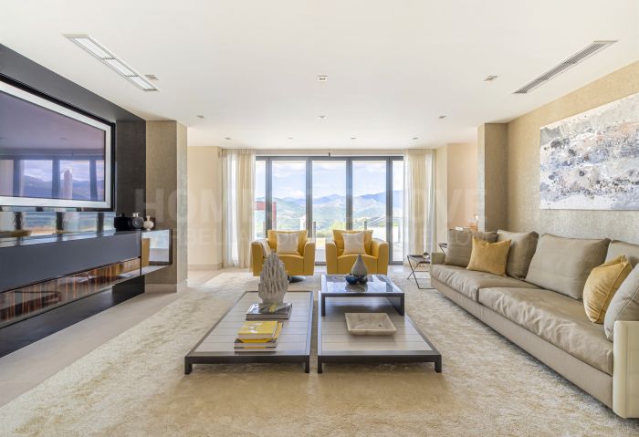 Vida de élite: Villa ultraexclusiva con comodidades de clase mundial en venta en La Zagaleta, Benahavís
