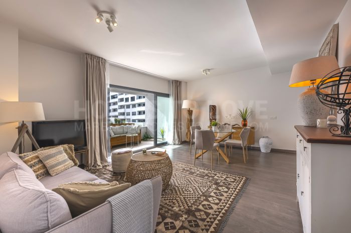 Appartement 2 chambres clé en main avec parking privé à vendre dans le centre d’Estepona