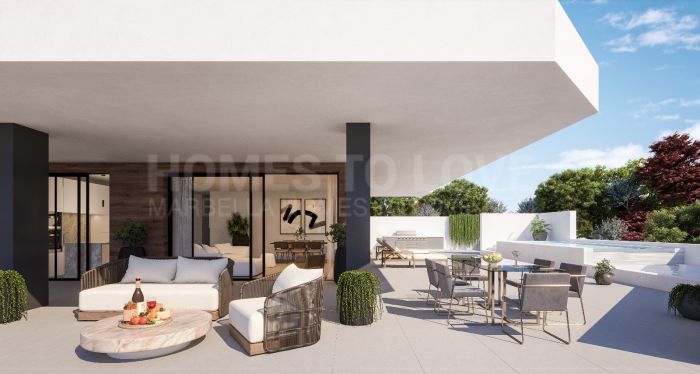 LUXURIOUS 3 BEDROOM FLAT IN EL HIGUERON, FUENGIROLA