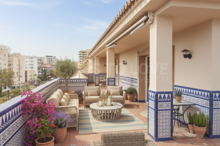 Magnífico Ático con Gran Terraza en una de las Mejores Zonas de Fuengirola — Ideal para Reformar