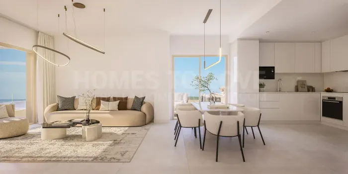 The sea as scenery, luxury as style