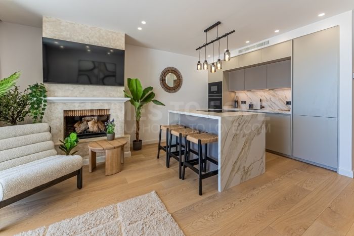 Beautifully refurbished traditional Spanish townhouse combines classic charm with a sleek modern touch in Los Arqueros