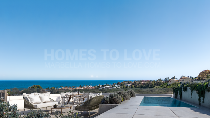 Ático de Obra Nueva con piscina privada y Espectaculares Vistas al Mar en Los Hidalgos, Manilva