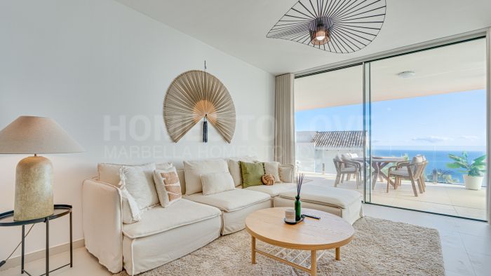 Benalmadena - Stupa Hills - Apartamento moderno con vistas abiertas al mar y amplia terraza
