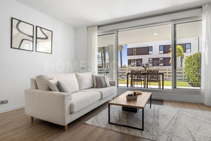 Appartement rez de chaussée à louer à long terme à Cancelada, Estepona Est
