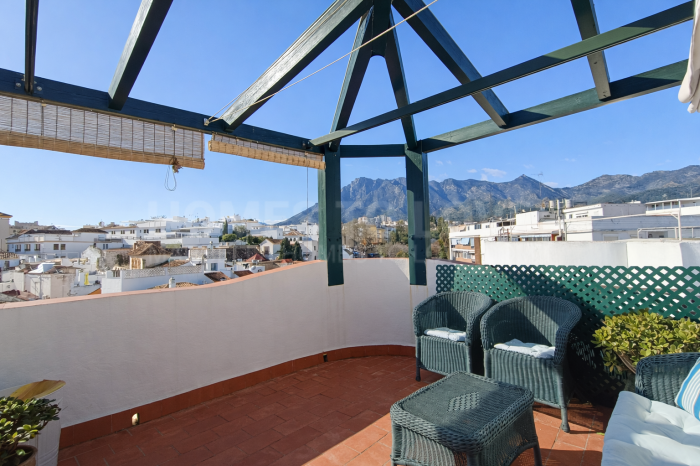 Penthouse with Two Spacious Terraces and Panoramic Views Steps from the Beach in the Heart of Marbella