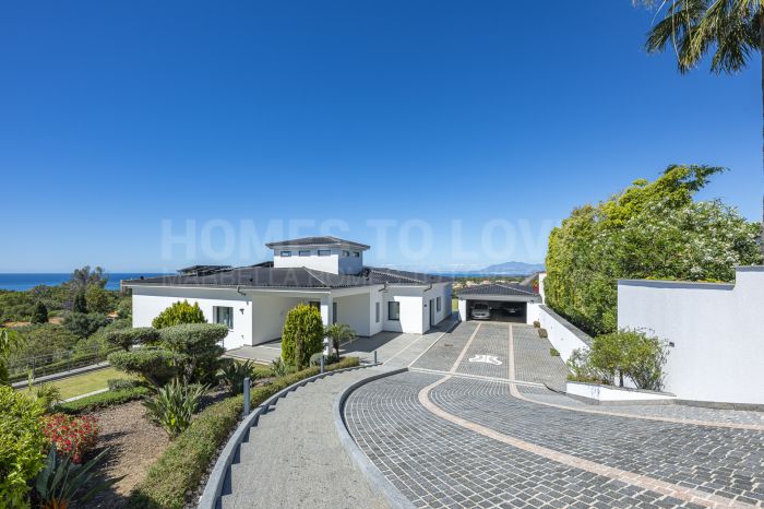 Statement Villa with Panoramic Coastline Views for Sale in Hacienda Las Chapas, Marbella East