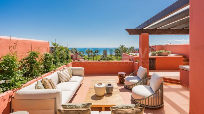 Torre Bermeja's finest: beachfront duplex penthouse, New Golden Mile