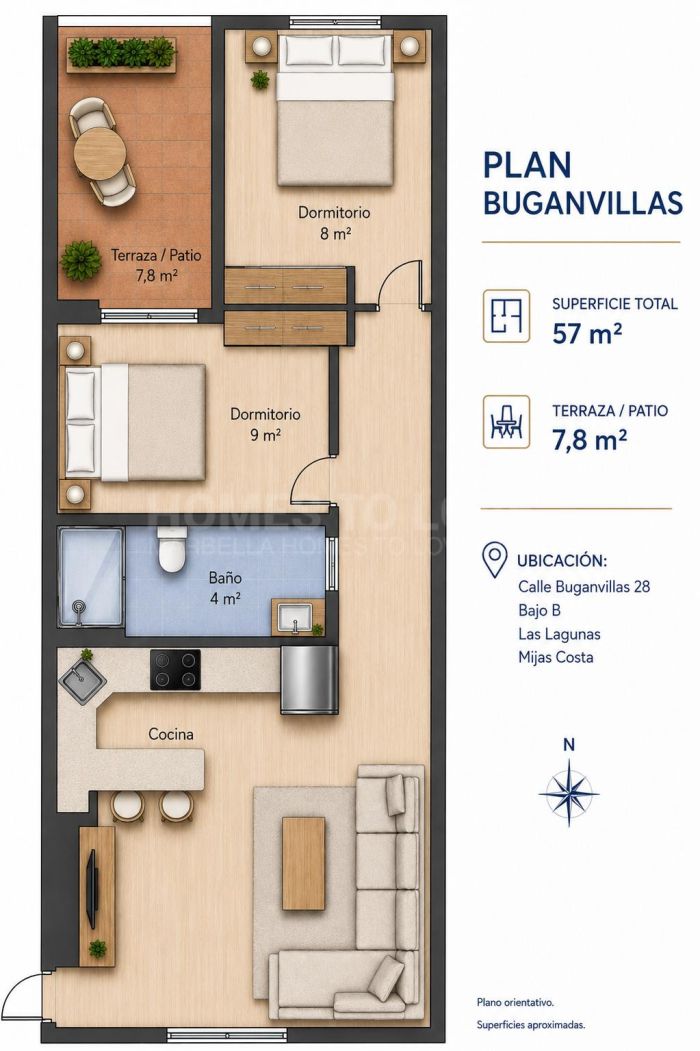 Appartement rez de chaussée à vendre à Las Lagunas, Mijas Costa