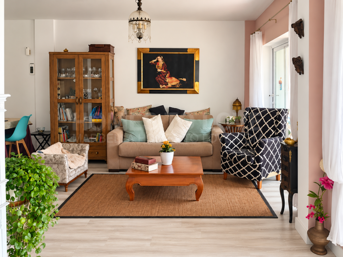 Apartamento con jardín a pocos pasos de la playa, en Calypso, Calahonda