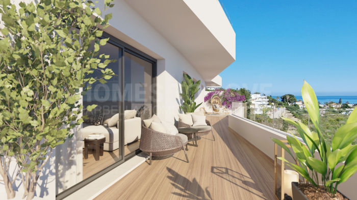 Impresionante promoción de Nueva Estepona con fabulosas vistas al mar