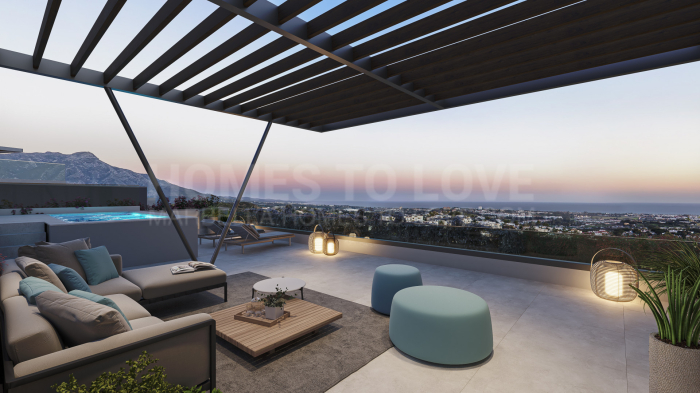 Un proyecto de casas de lujo con increíbles vistas panorámicas al mar, disfrutará de una fantástica puesta de sol con vistas a África y Gibraltar.