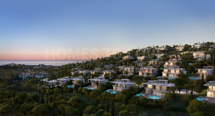 Tierra Viva von Lamborghini: Exklusive Villen auf dem Hügel mit Panoramablick in Benahavis