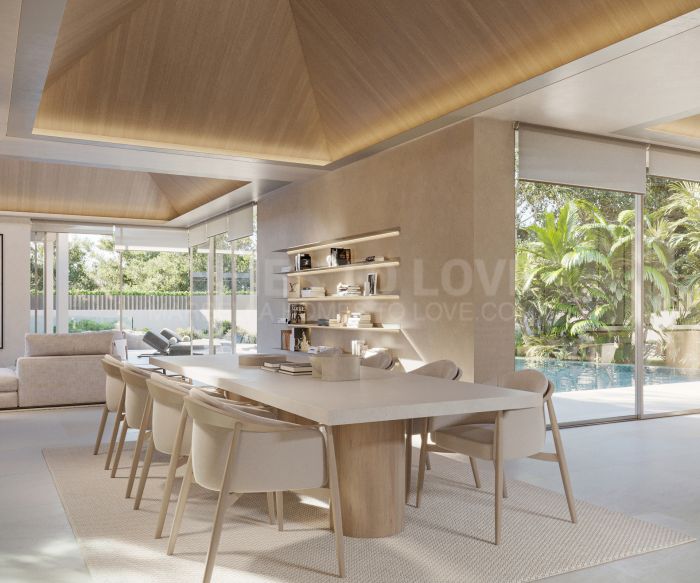 Satori Villa is an exclusive luxury villa in Nueva Andalucía, Marbella, combining contemporary architecture, premium finishes, and an exceptional Mediterranean lifestyle